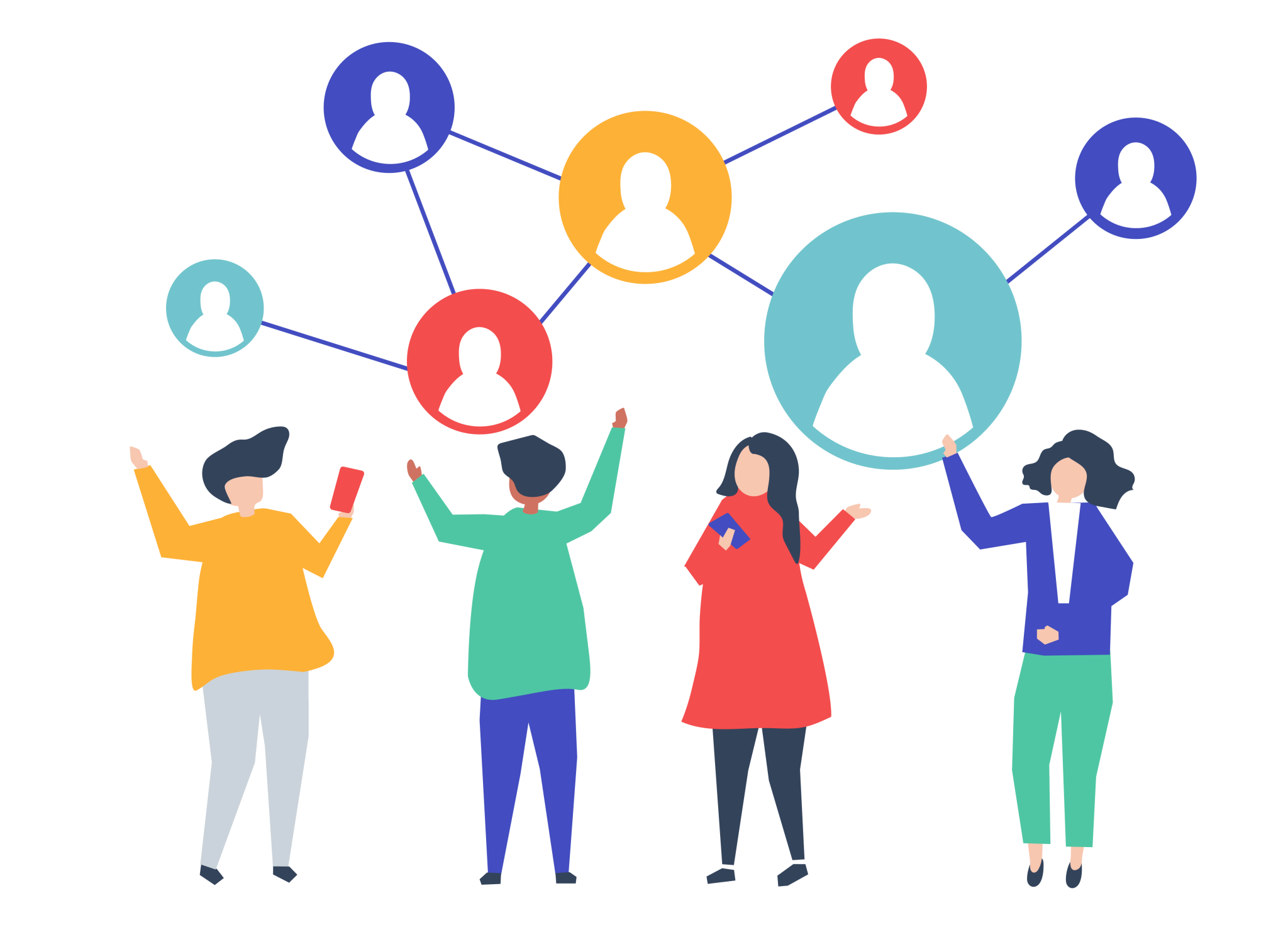 Graphic illustration of Community Connectors